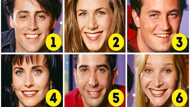 Indica cuál es tu personaje favorito de ‘Friends’ y descubre cómo eres realmente