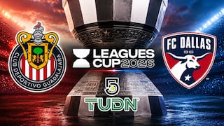 Canal 5 y TUDN transmitieron el partido Chivas de Guadalajara 0-1 FC Dallas por la Leagues Cup 2026