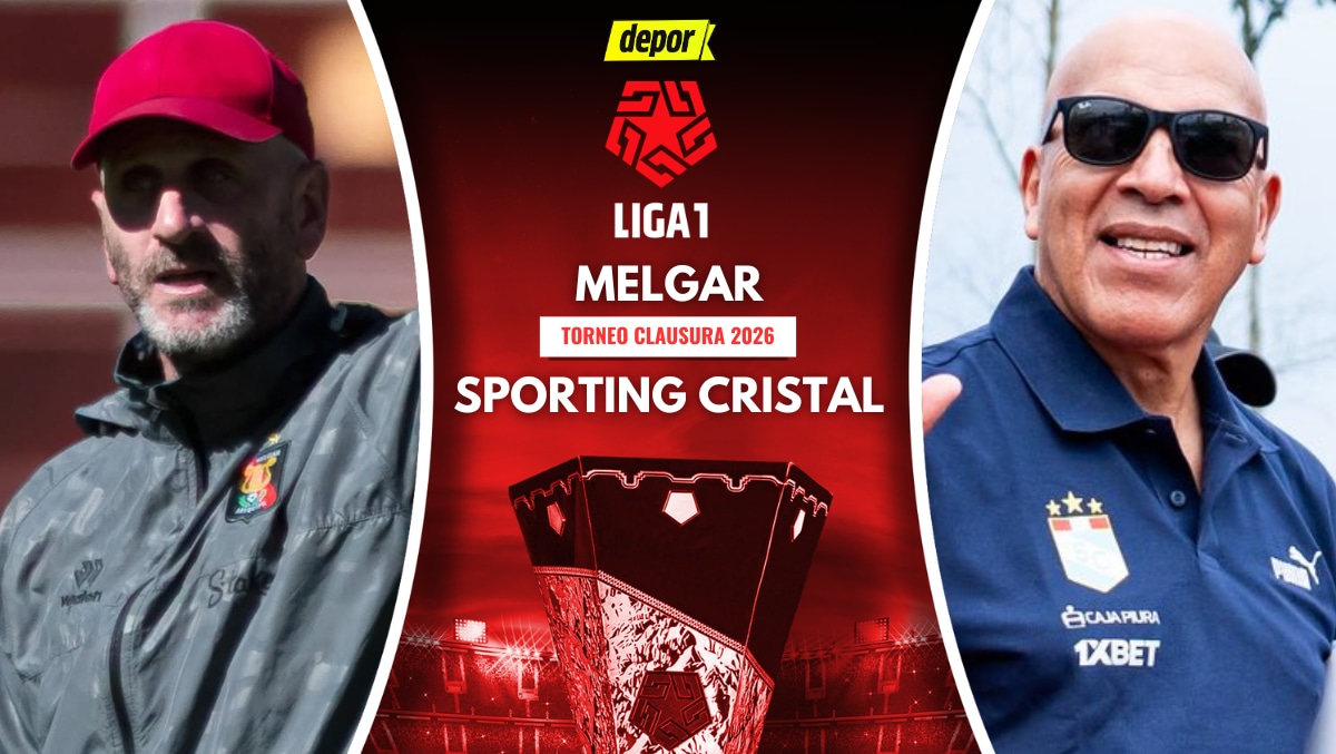 Sporting Cristal vs. Melgar se enfrentan por la fecha 2 del Torneo Clausura 2026. (Diseño: Depor)