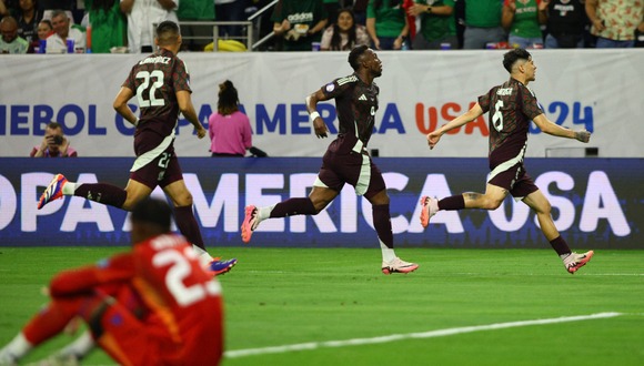 México empieza con una victoria la Copa América 2024. Derrotó 1-0 a Jamaica con un tanto de Gerardo Arteaga. (Foto: AFP)