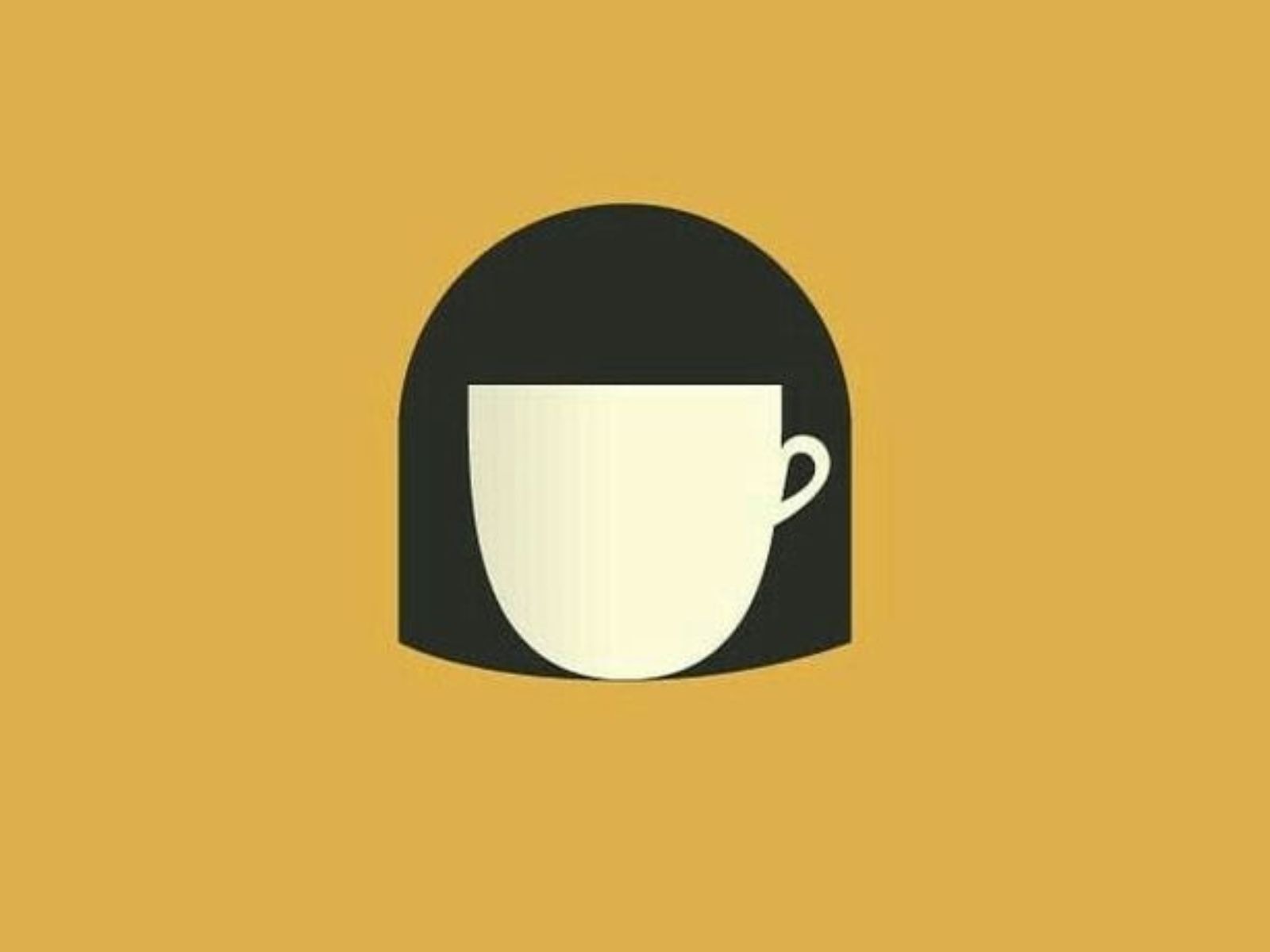 TEST VISUAL | ¿Qué figura visualizaste a primera vista? ¿Una cabeza o una taza? (Foto: Pinterest)