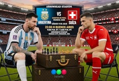 Telefe EN VIVO GRATIS — dónde ver partido Argentina vs. Suiza por TV abierta y Online