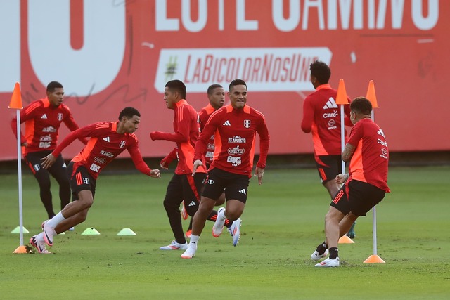 Nuevo día de trabajos en la Selección Peruana. (Foto: Jesús Saucedo / GEC)