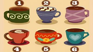 Una de las tazas en la imagen te ayuda a conocer características ocultas sobre ti