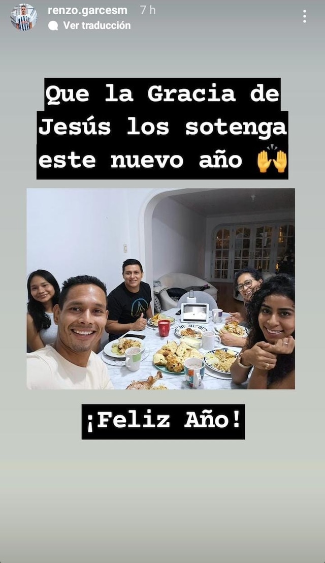 Así celebraron año nuevo los jugadores de la Liga 1 (Foto: Instagram)