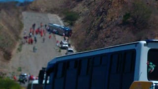 Huracán: bus que trasladaba al plantel volcó y dejó dos jugadores heridos