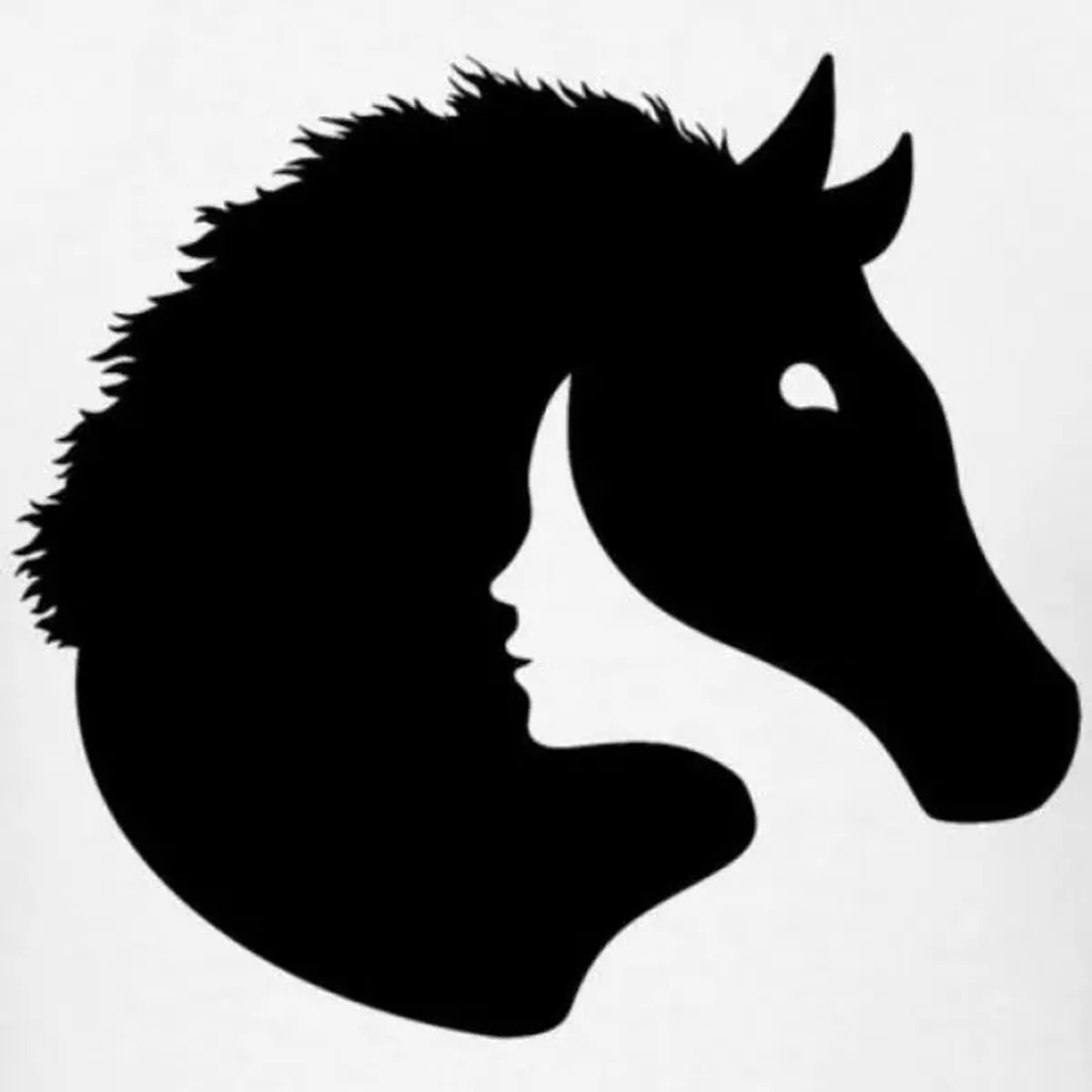 ¿Viste un caballo o el perfil de una mujer? Revela quién eres con este test de personalidad. (Foto: genial.guru)