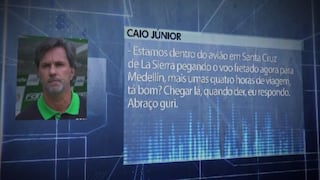 Chapecoense: asistente técnico reveló audio enviado por el entrenador Caio Junior
