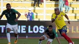 Colombia rescató un valioso punto en La Paz y empató 1-1 con Bolivia por Eliminatorias