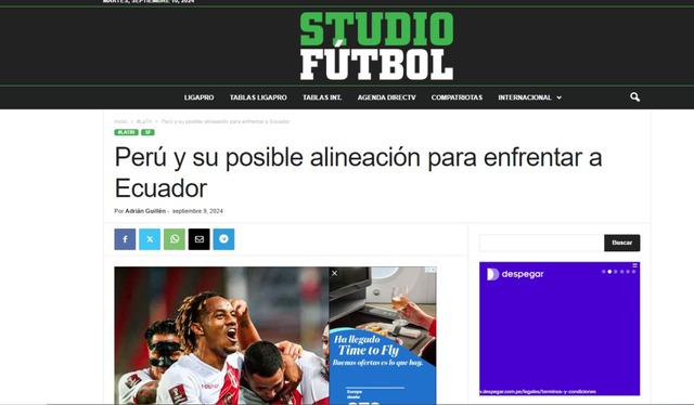 Así vive la prensa de Ecuador la previa del partido por las Eliminatorias 2026. (Foto: capturas de pantalla)