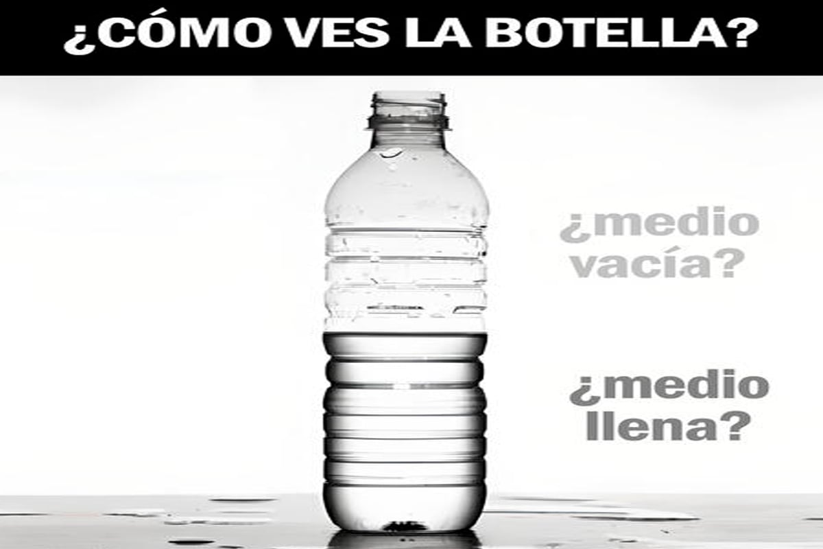 TEST DE PERSONALIDAD | Contesta cómo ves la botella: Medio vacía o medio llena. Tu respuesta dirá mucho sobre ti. | Foto: namastest