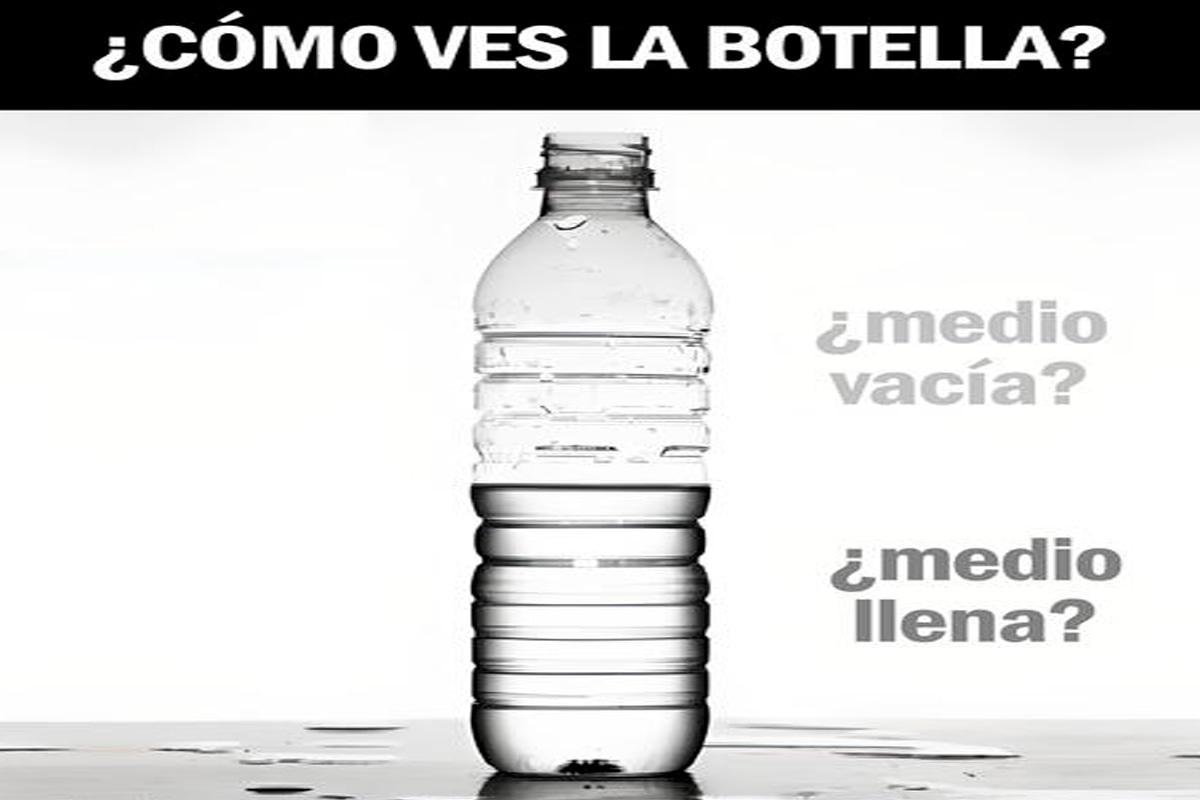 TEST DE PERSONALIDAD | Contesta cómo ves la botella: Medio vacía o medio llena. Tu respuesta dirá mucho sobre ti. | Foto: namastest