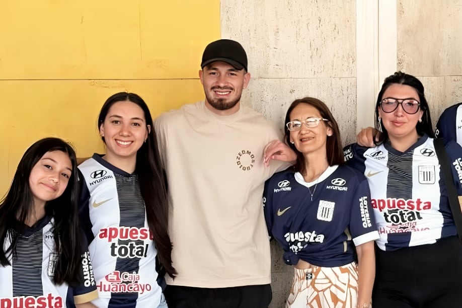 Alan Cantero junto a su familia en Argentina (Foto: @cantero_alan)