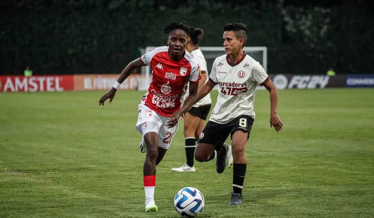 Universitario cayó ante Santa Fe por la Copa Libertadores Femenina. (Foto: Antena 2)