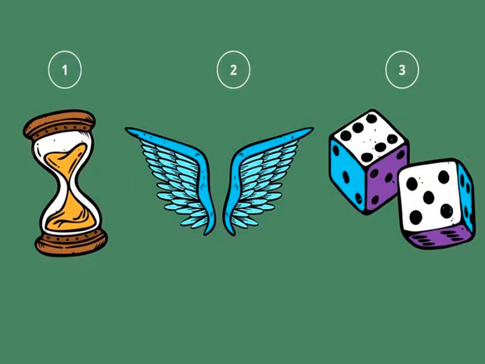 Solo debes escoger una de las tres alternativas y luego de ello podrás conocer los resultados del test visual.| Foto: genial.guru