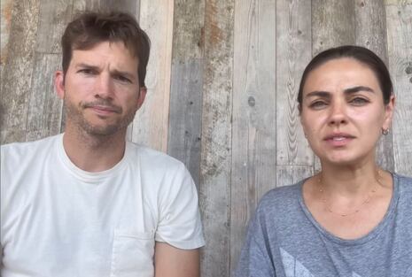 Lo que dijeron Ashton Kutcher y Mila Kunis tras haber apoyado a Danny Masterson