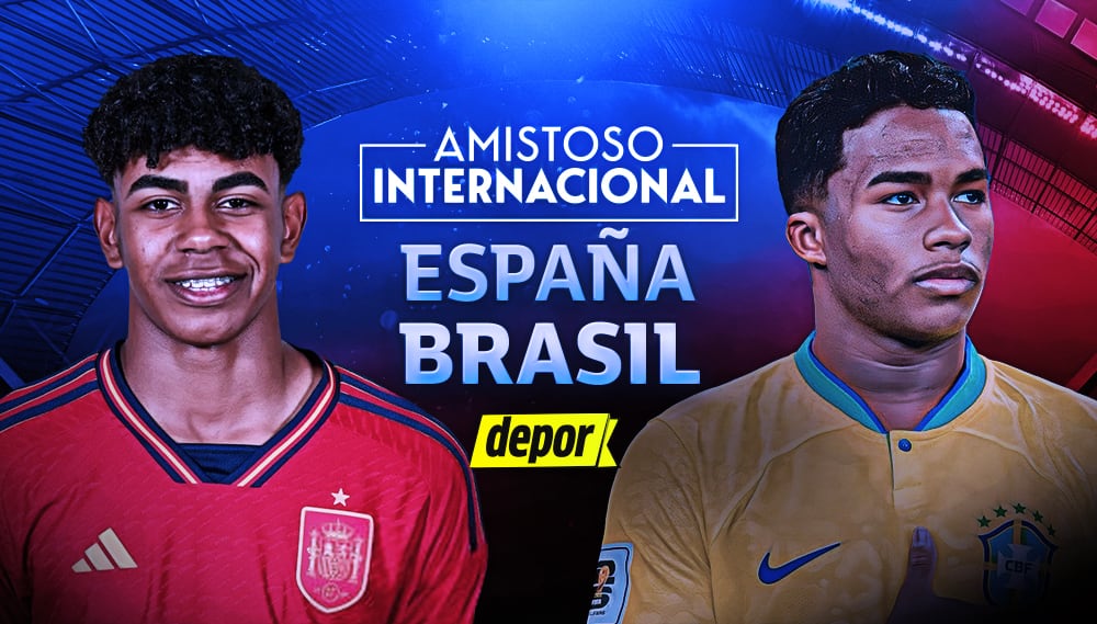 Brasil vs. España se enfrentan en el Santiago Bernabéu. (Diseño: Depor)