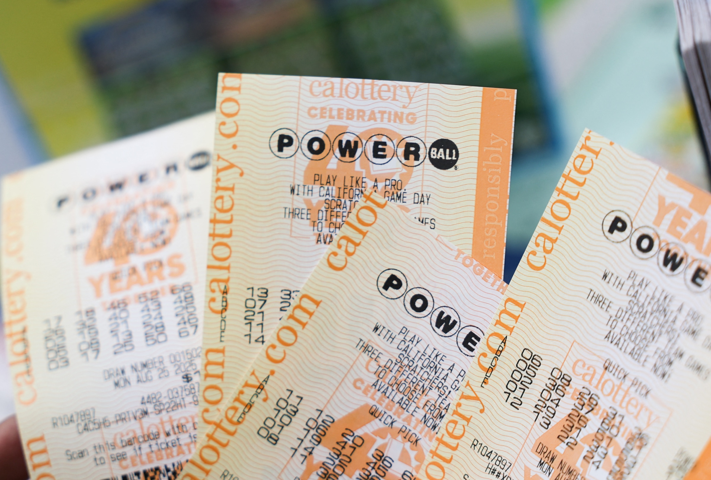 ¿Hubo ganador del Powerball hoy, 22 de septiembre 2025? Números ganadores y resultados en vivo del premio mayor de la lotería. (Foto de Patrick T. Fallon para AFP)
