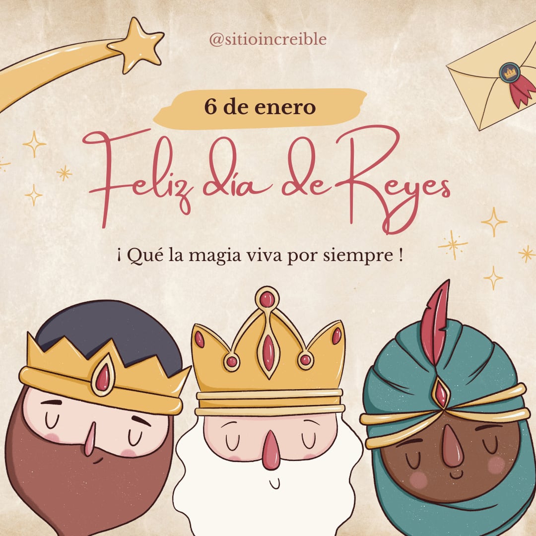 Día de los Reyes Magos: imágenes para compartir este 6 de enero (Foto: Pinterest).