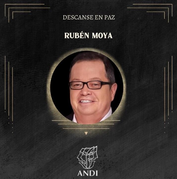 Comunicado de la ANDI sobre Rubén Moya (Foto: Rubén Moya/Instagram)
