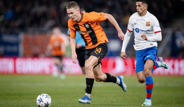 Danylo Sikan (23) de Ucrania / Delantero - Delantero centro de Shakhtar Donetsk. (Foto: Getty Images).