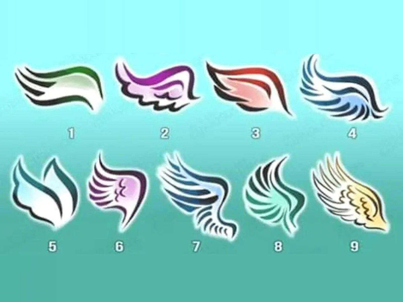 TEST VISUAL | Esta imagen te muestra nueve alas. Tienes que elegir una. (Foto: namastest.net)