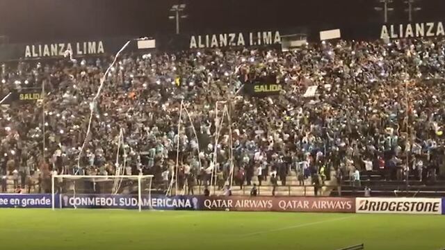 Así celebraron los hinchas celestes el gol de Cristian Palacios ante Unión Española [VIDEO]