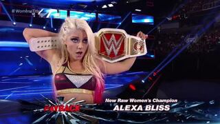 WWE: Alexa Bliss derrotó a Bayley y se coronó campeona de Raw