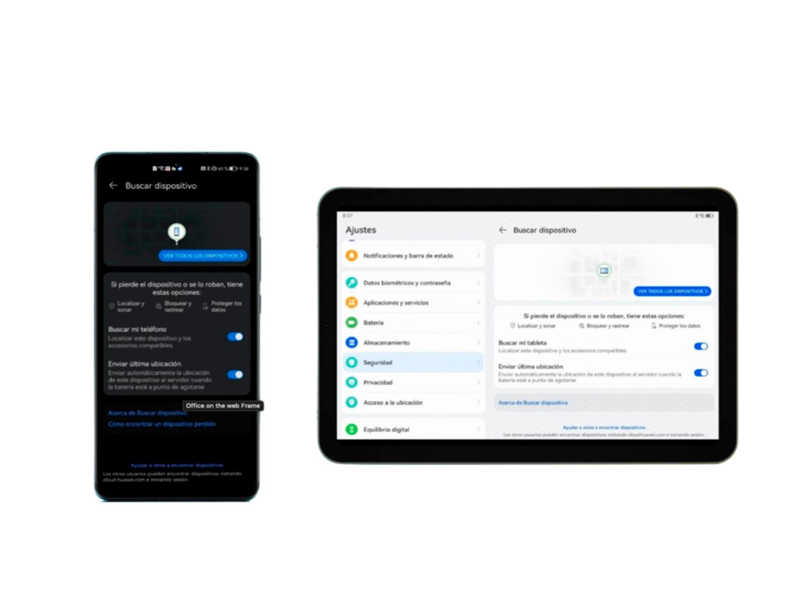 HUAWEI | De esta manera podrás acceder a tu celular desde cualquier tablet o el celular de tu amigo. (Foto: Huawei)