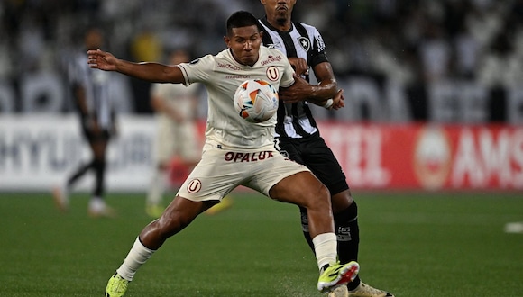 Universitario vs. Botafogo por la fase de grupos de la Copa Libertadores 2024. (Foto: AFP)