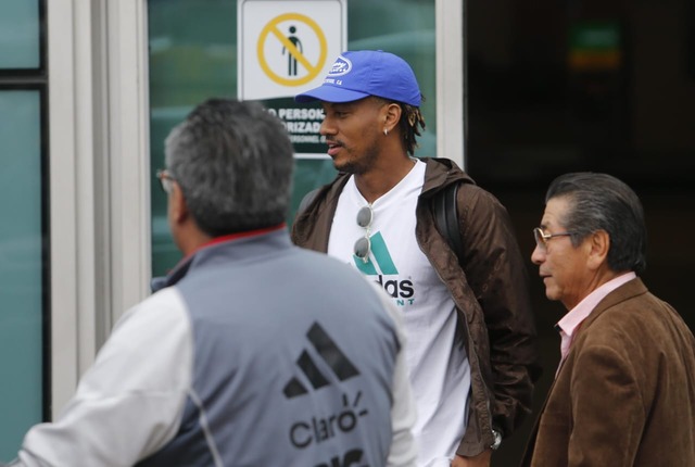André Carrillo llegó a Lima para sumarse a la Selección Peruana. (Foto: Violeta Ayasta/@photo.gec)