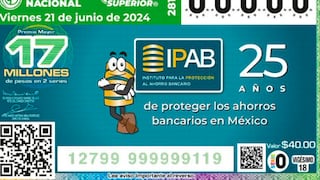 Sorteo Superior resultados del viernes 21 de junio: ver números ganadores