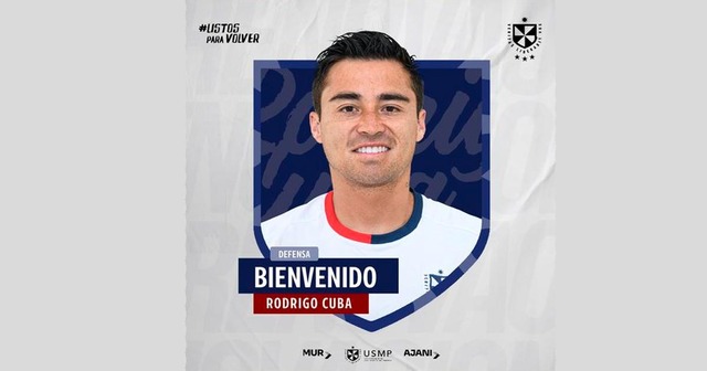 Rodrigo Cuba juega en San Martín. (Foto: San Martín)