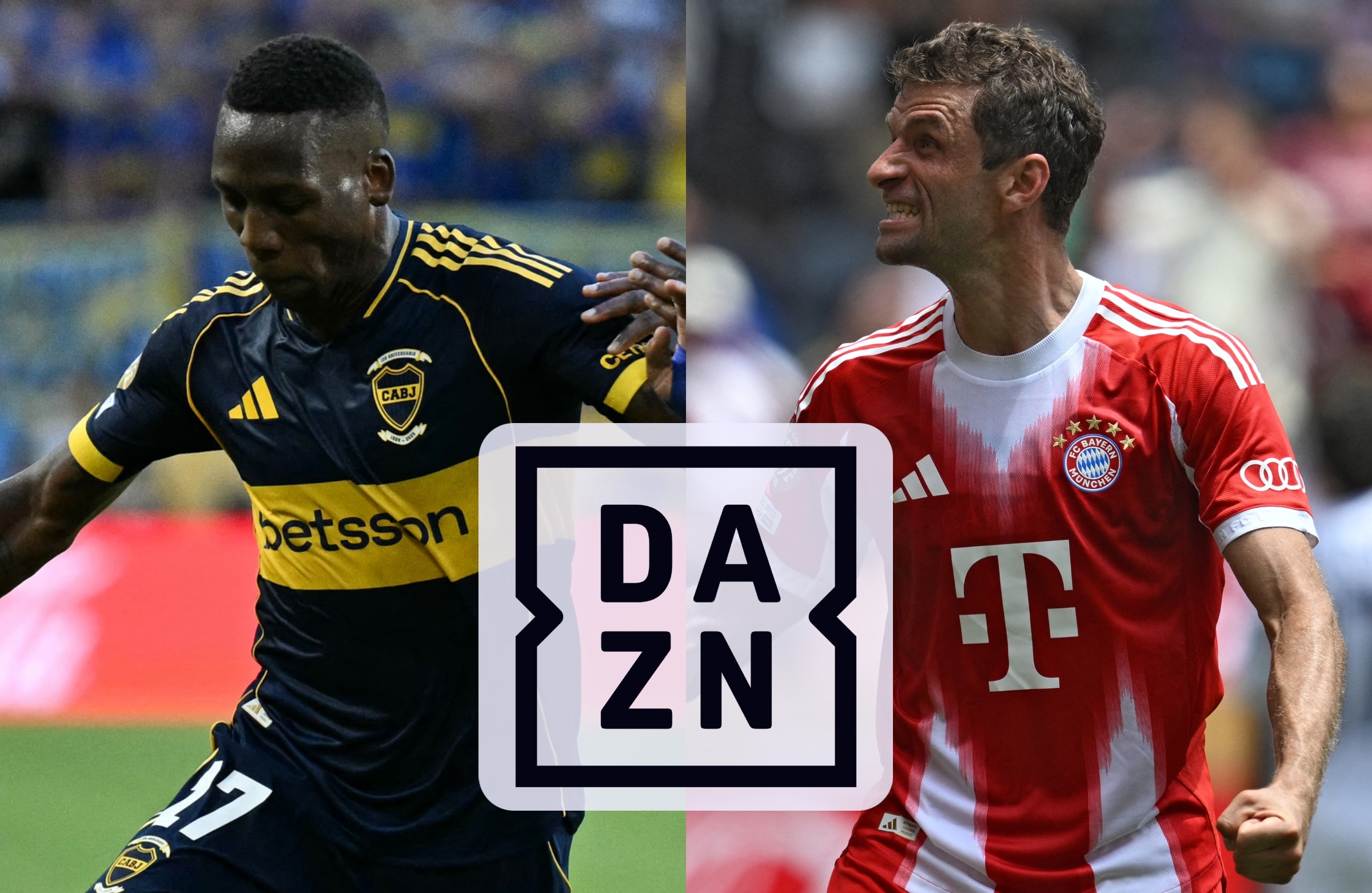 DAZN transmite en vivo el partido Boca vs Bayern, por el Mundial de Clubes 2025. (Fotos: AFP / Composición: Depor)