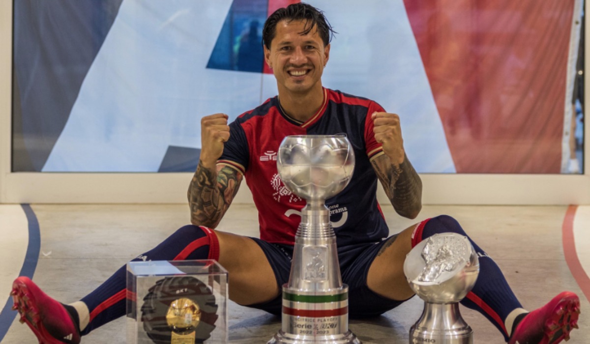 Gianluca Lapadula anotó 25 goles en la temporada. (Foto: Twitter / Cagliari)