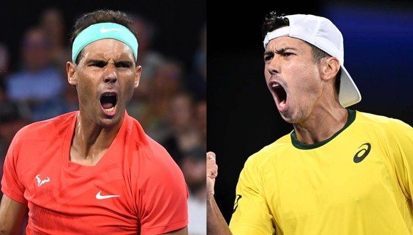 Rafa Nadal vs Jason Kubler  se enfrentan por el ATP 250 de Brisbane. (Foto: Composición)