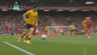 Con pase de Raúl Jiménez: gol de Neto para el 1-0 en el Liverpool vs. Wolverhampton [VIDEO]