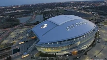 AT&T Stadium es la casa de los Vaqueros de Dallas y también ya albergo un Super Bowl