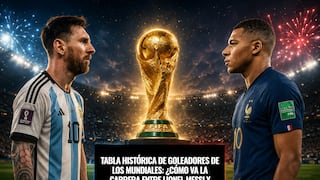 Tabla histórica de goleadores de los Mundiales: ¿cómo va la carrera entre Lionel Messi y Kylian Mbappé?