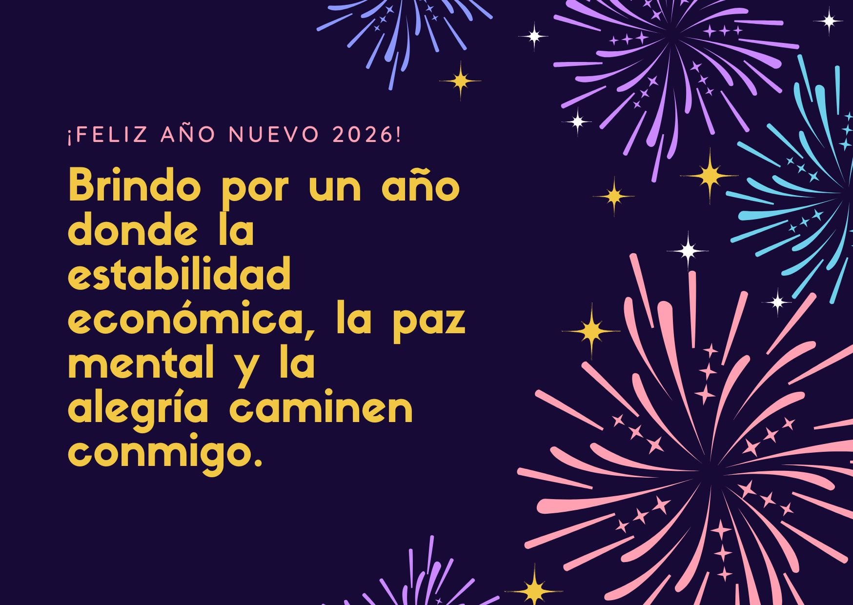 ESTADOS UNIDOS, 31/12/2025.- En mi vida solo hay espacio para la abundancia, la estabilidad y el crecimiento financiero. FOTO DE CANVA.COM