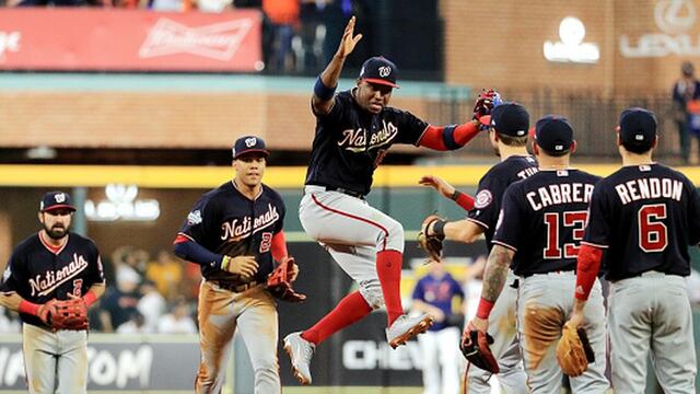 ¡Dieron el golpe! Los Nationals vencieron a los Astros en el Juego 1 de la Serie Mundial de la MLB