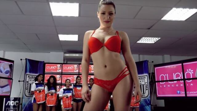 Alianza Lima despidió el año con sensual desfile en lencería (VIDEO)