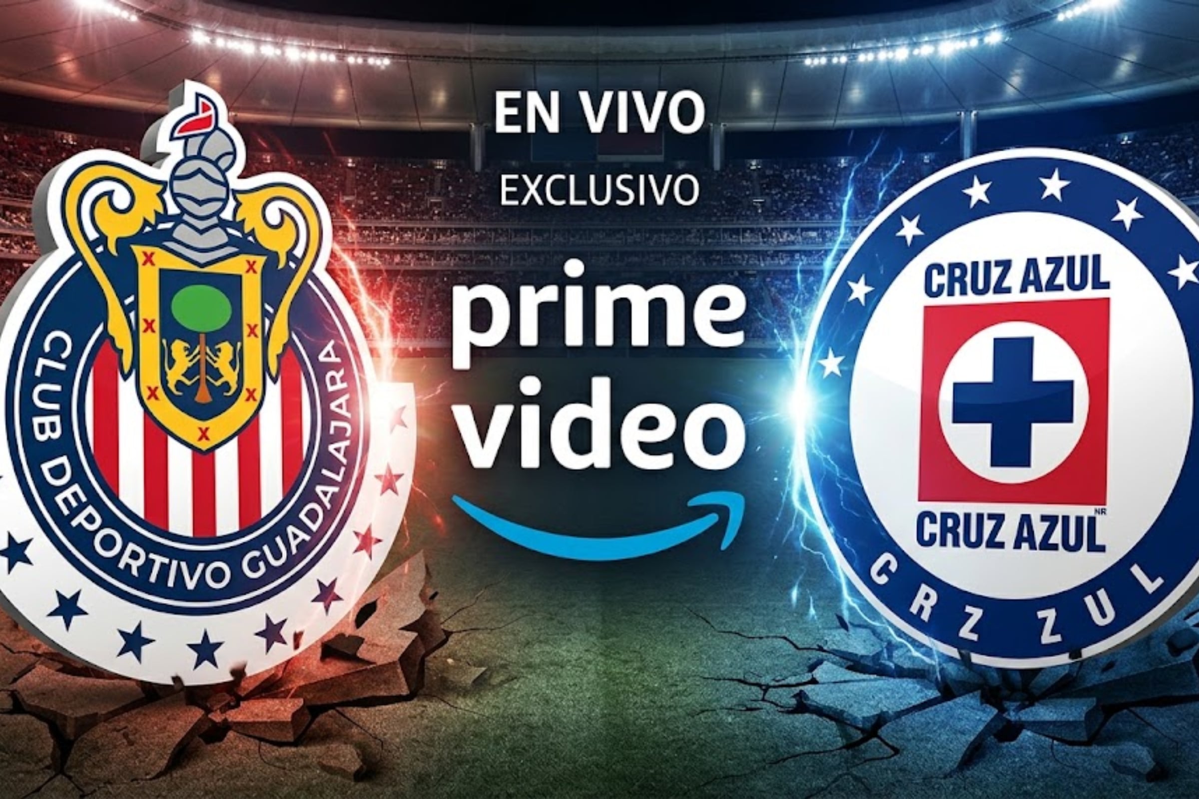 Mira la señal de Prime Video y sigue la semifinal vuelta de Chivas vs. Cruz Azul, este sábado 15 de mayo de 2026, a partir de las 19:07 horas Centro de México. (Foto: Imagen creada por El Comercio MAG utilizando la IA de Gemini)