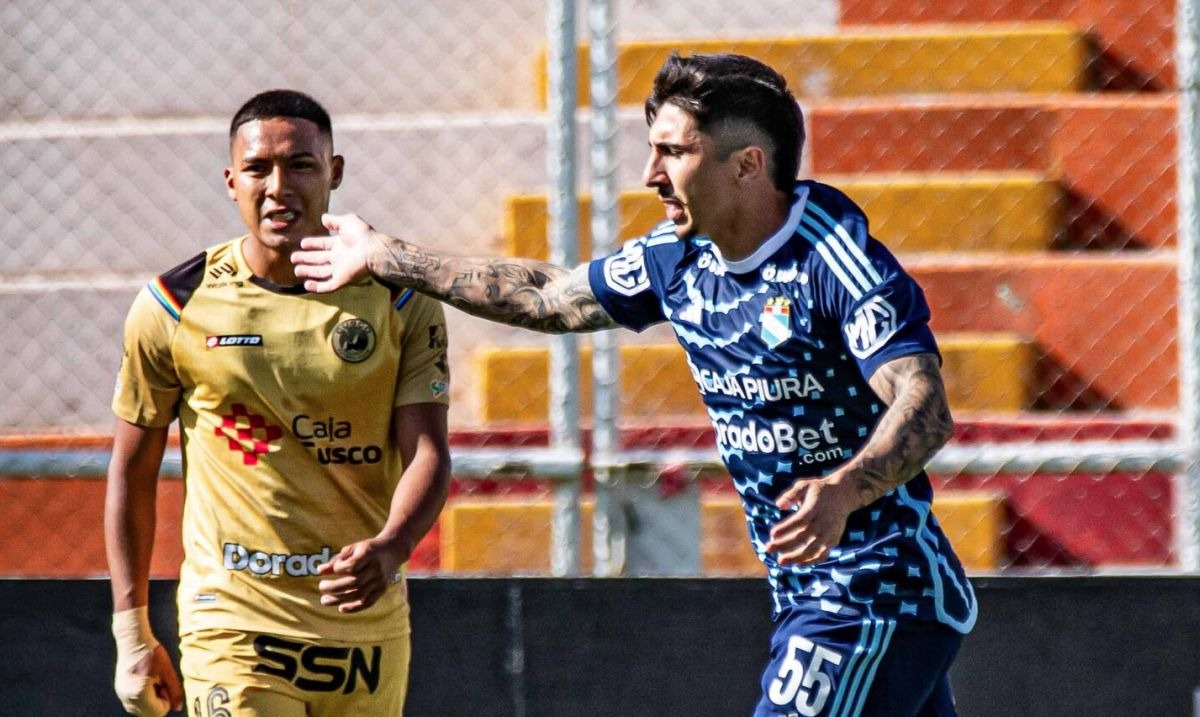 Gustavo Cazonatti marcó en el empate entre Sporting Cristal y Cusco FC por la fecha 12 del Torneo Clausura. (Foto: Liga 1)