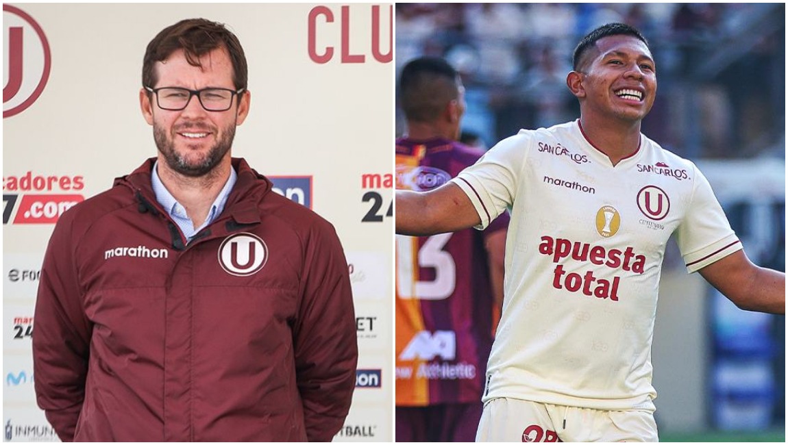 Manuel Barreto es director deportivo de Universitario desde junio de 2022; Edison Flores regresó a la 'U' el año pasado.