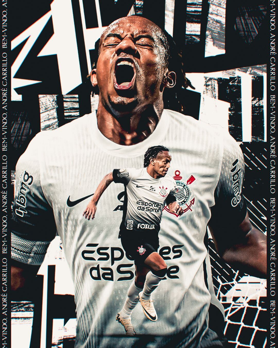 André Carrillo firmó por una temporada con el Corinthians de Brasil. (Foto: Corinthians.br)