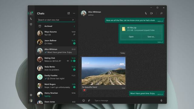 WhatsApp para Windows: los pasos para iniciar un chat con el número de teléfono