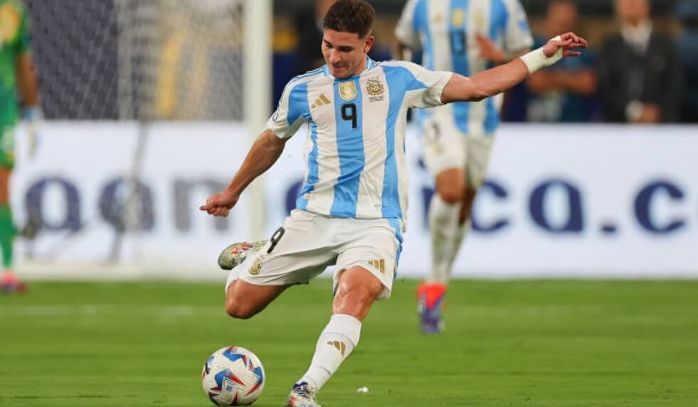 Julián Álvarez (24) de Argentina / Delantero - Delantero centro de Manchester City. (Foto: Getty Images).
