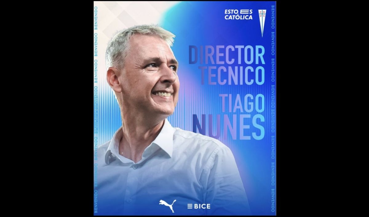 El técnico brasileño Tiago Nunes firmó con la Universidad Católica de Chile hasta el final de temporada. (Foto: @Cruzados)