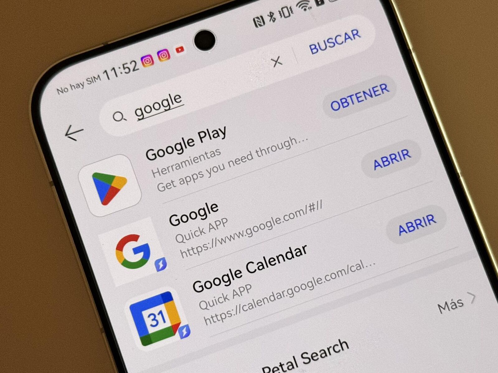 HUAWEI | Así se verán todas las apps de Google en App Gallery. (Foto: MAG - Rommel Yupanqui)